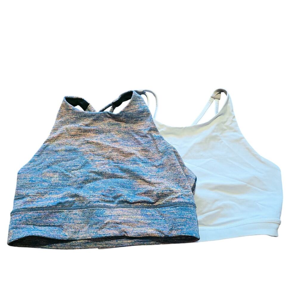 lululemon Athletica Energy Bra high neck lot of two size 12